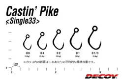 Decoy Casting Pike Single 33 ↪️ Anzuelos simples para señuelos