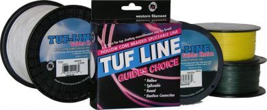 Tuf Line Guide Choice - línea de pesca trenzada hueca para montar wind on leaders