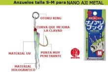 Nano Aji Hook Major Craft ↪️ Anzuelos assist