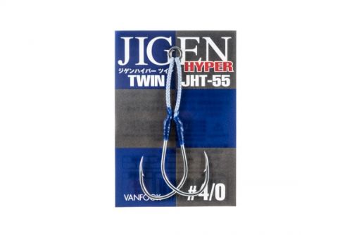Vanfook Jigen Hyper Twin JHT-55 ↪️ Assist hook robustos
